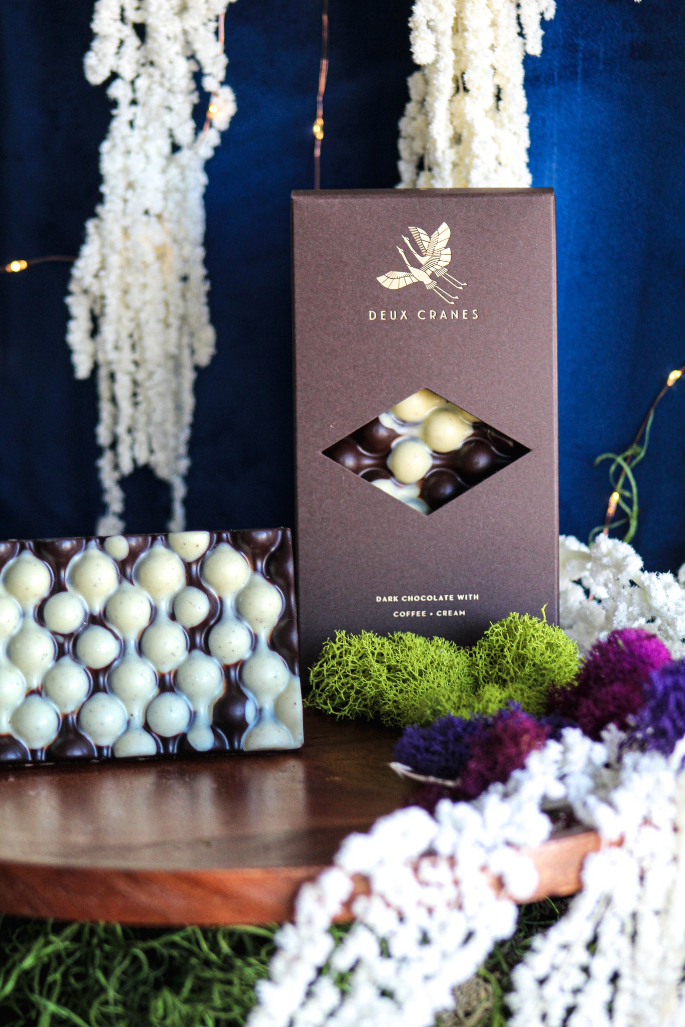 chococoffee 2点セット Dark Chocolate with Coffee + Cream – Deux Cranes Chocolates and